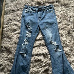 Ripped Blue RUE 21 Jeans